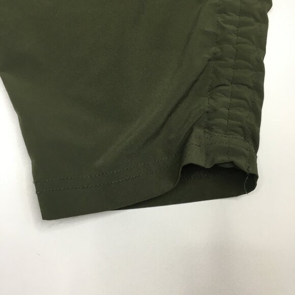ATHLETA Olive Green Zip Pocket Adjustable Drawstring Hem Lightweight Pant - Picture 8 of 12